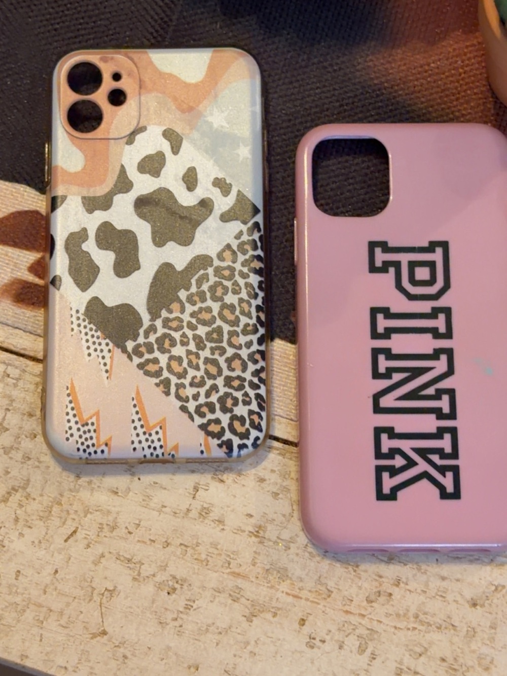 PINK Victoria's Secret Light Pink Logo iPhone Case
